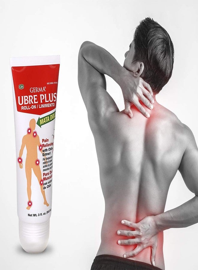 جيرما Germa Udder Plus Roll On، طبيعي، لتخفيف الآلام، للالتواء، التهاب الجراب، التهاب الأوتار، التهاب المفاصل/UBRE Plus Rolon، طبيعي، Alivio del Dolor، Para Torceduras، التهاب الجراب، التهاب الأوتار، التهاب المفاصل، زجاجة 3 أوقية - Image 4